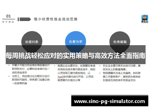 每周挑战轻松应对的实用策略与高效方法全面指南